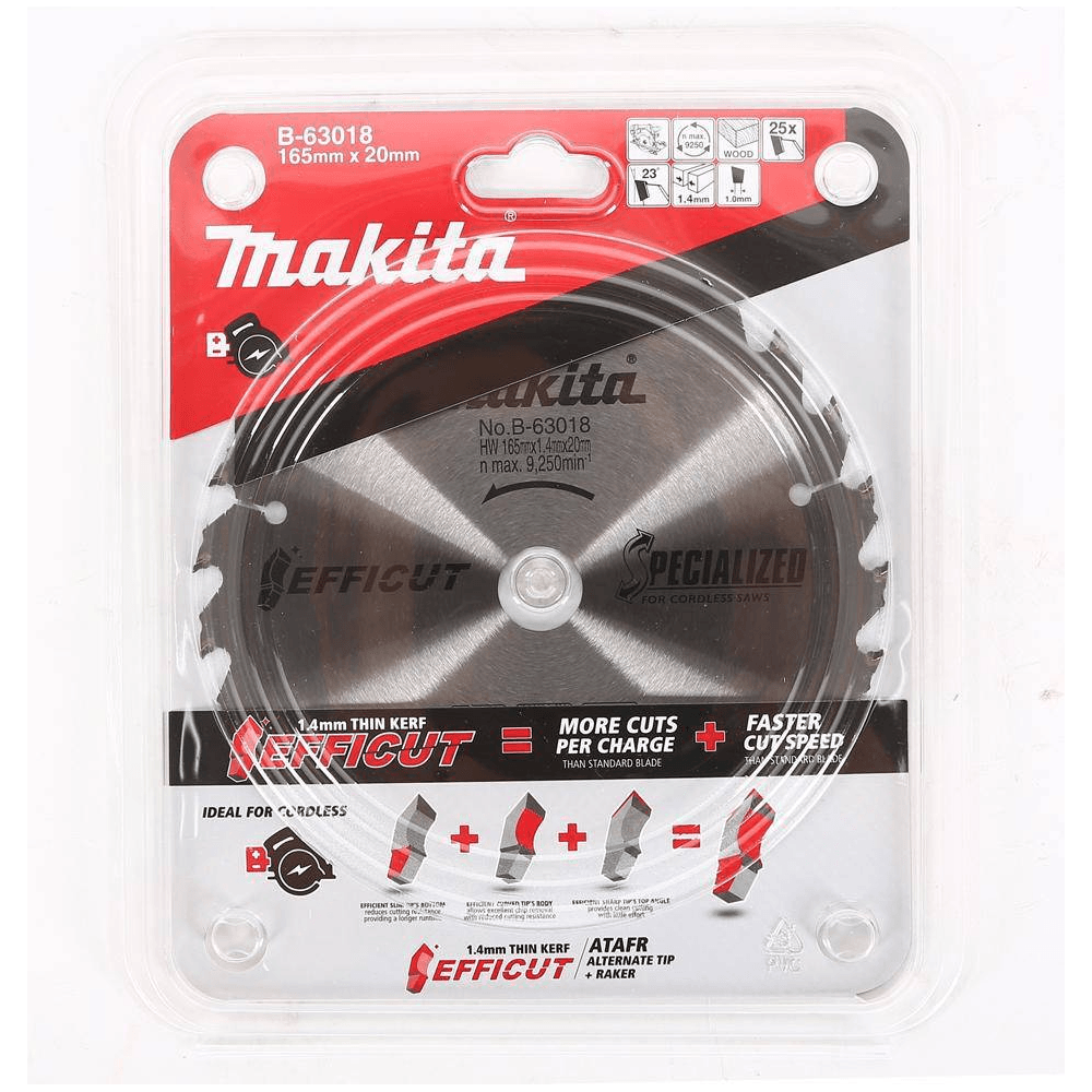 Makita B-63018 Circular Saw Blade 6-1/4" x 25T for Wood - KHM Megatools Corp. Main image