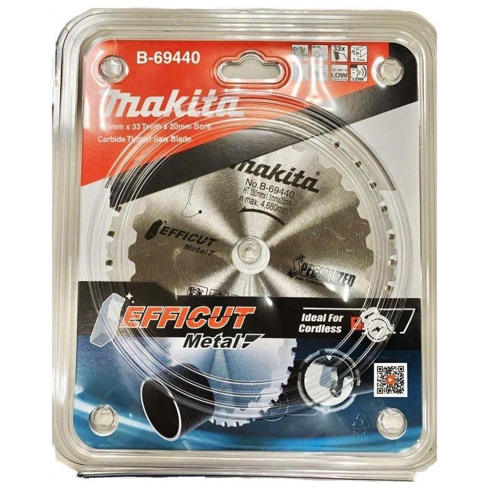 Makita B-69440 Circular Saw Blade 5-29/32" x 33T for Metal - KHM Megatools Corp. Main image