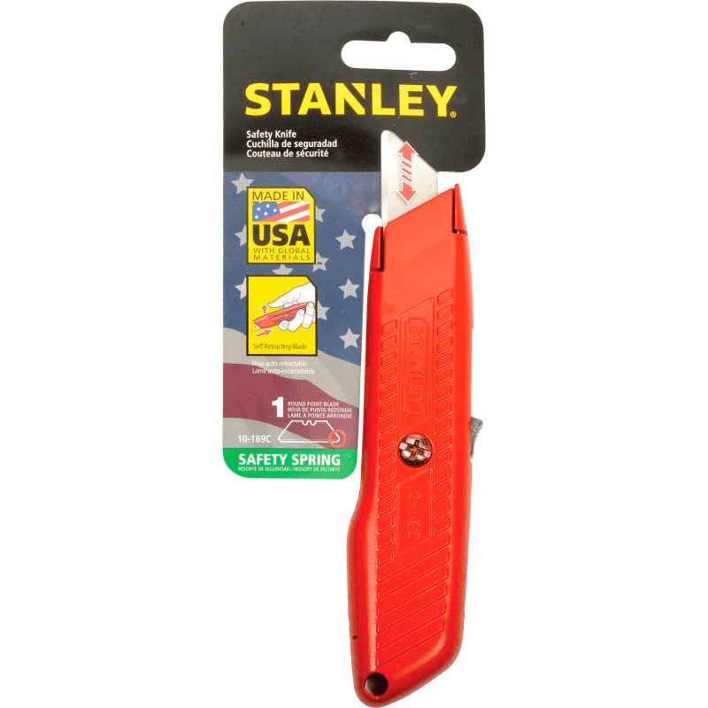Stanley 10-189C Self Retracting Safety Utility Knife (US-Made) | Stanley by KHM Megatools Corp. Main image