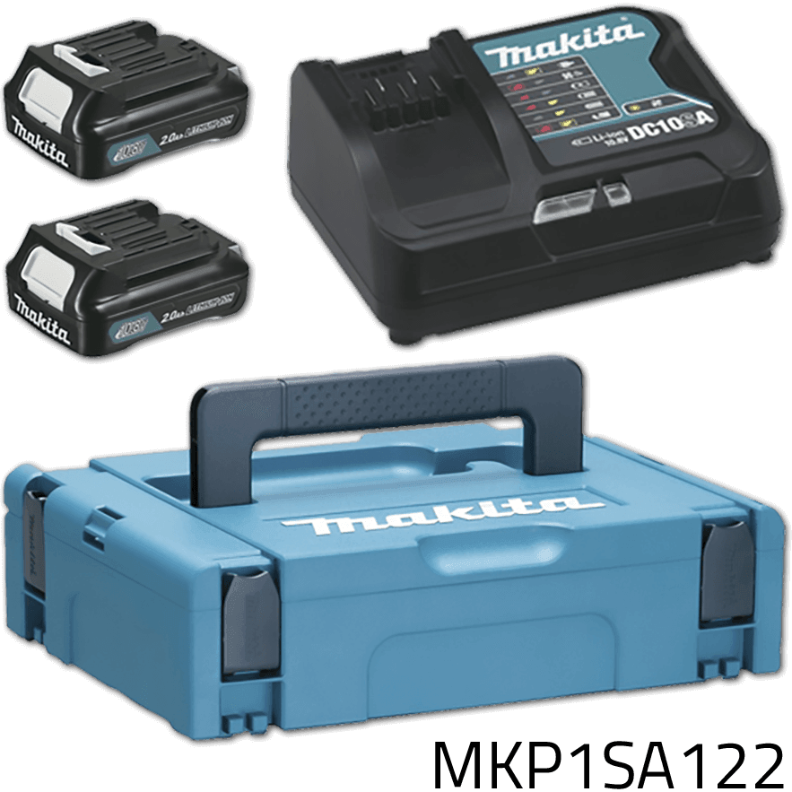 Makita MKP1SA122 12V CXT Power Source Kit / Battery & Charger Set (2.0Ah) - KHM Megatools Corp. Main image