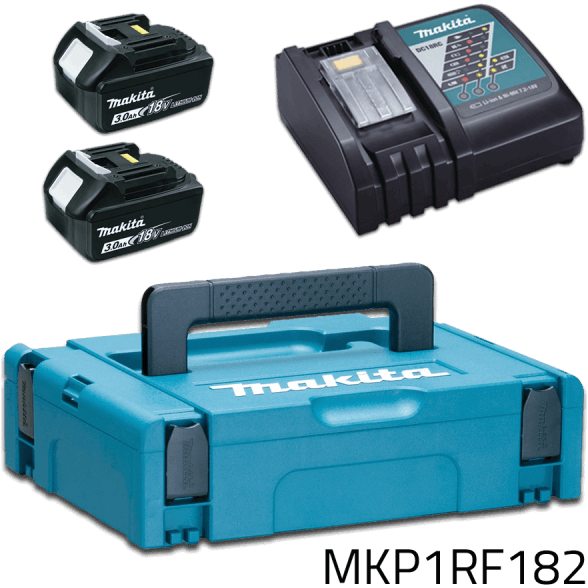 Makita MKP1RF182 (197952-5) 18V Power Source Kit / Battery & Charger Set LXT (3.0Ah) - KHM Megatools Corp. Main image