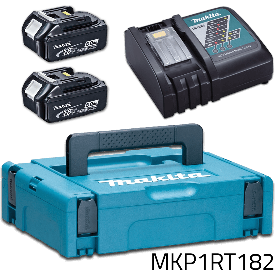 Makita MKP1RT182 (197624-2) 18V Power Source Kit / Battery & Charger Set LXT (5.0Ah) - KHM Megatools Corp. Main image
