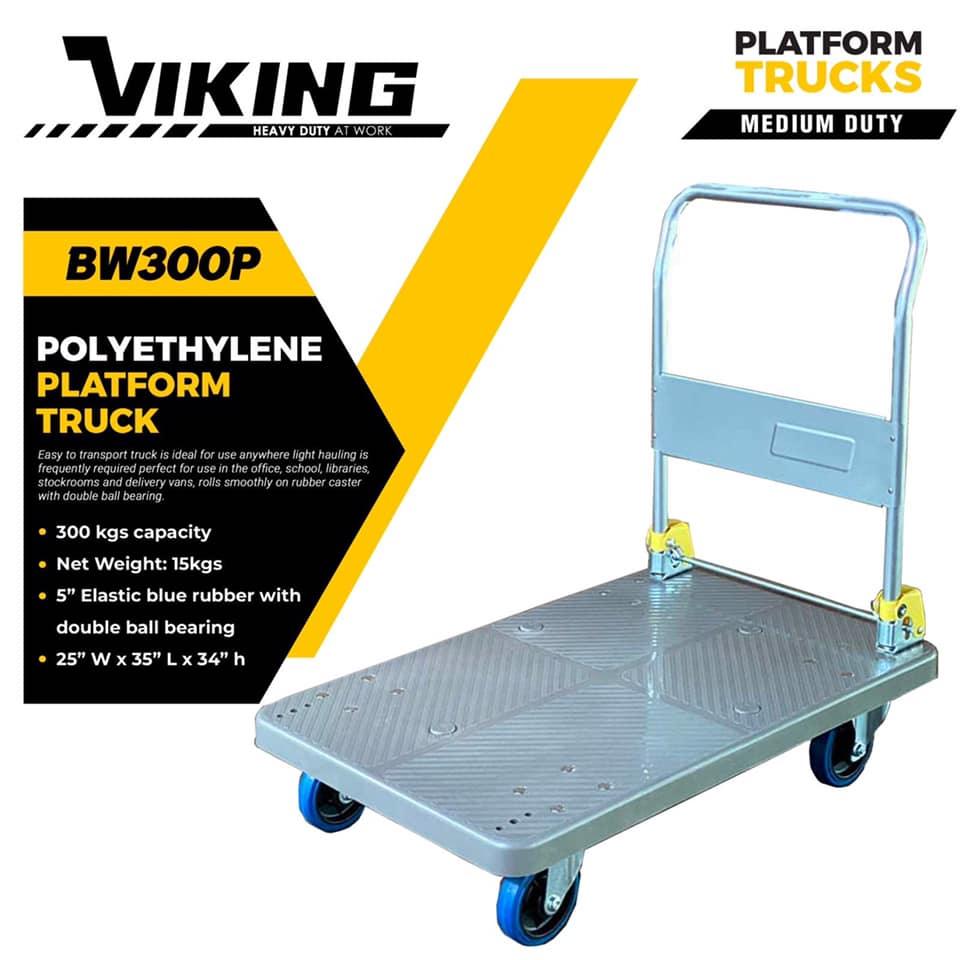 Viking BW 300P Polyethylene Platform Trolley / Truck (300kgs) - ToolsSavvy.ph