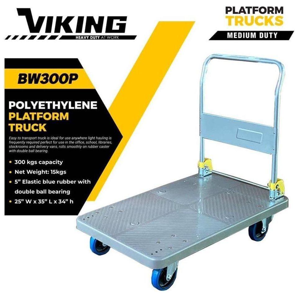 Viking BW 300P Polyethylene Platform Trolley / Truck (300kgs) - KHM Megatools Corp. Main image