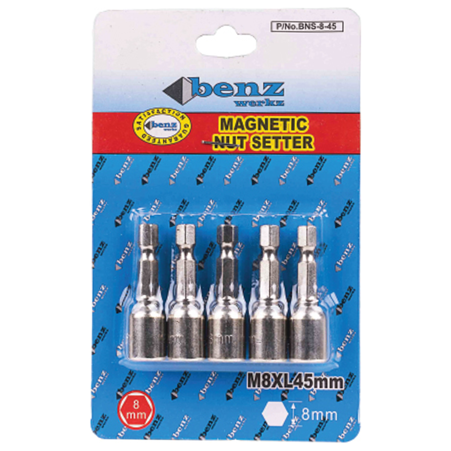 Benzwerkz Magnetic Nutsetter Set 5pcs 48MM | Benzwerkz by KHM Megatools Corp. Main image