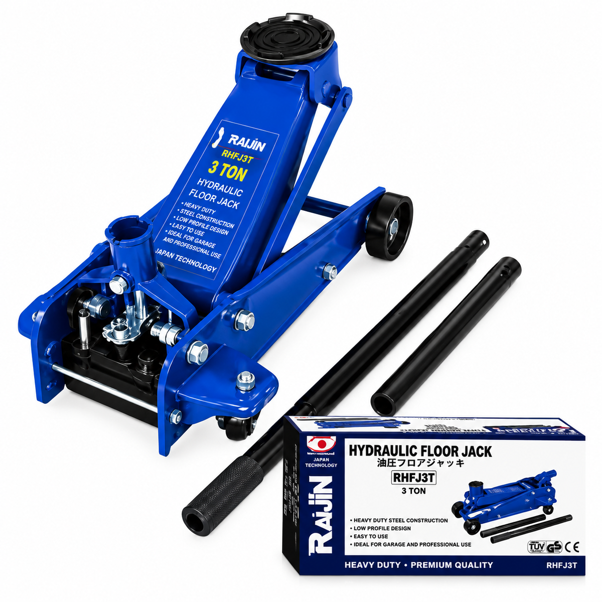 Raijin RHFJ3T Hydraulic Floor Jack 3 Tons - ToolsSavvy.ph Main image