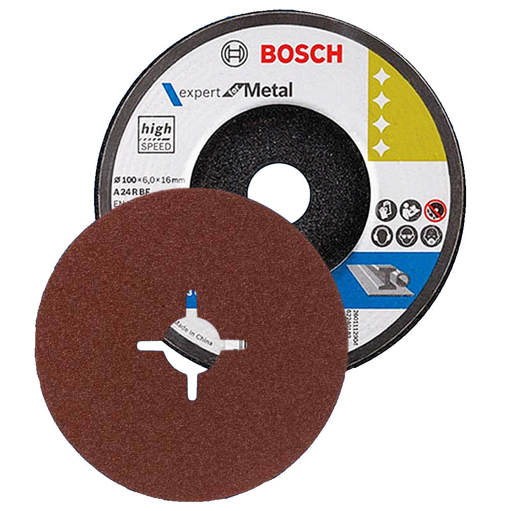 Bosch 4" Fiber Disc 100mm Expert for Metal - ToolsSavvy.ph