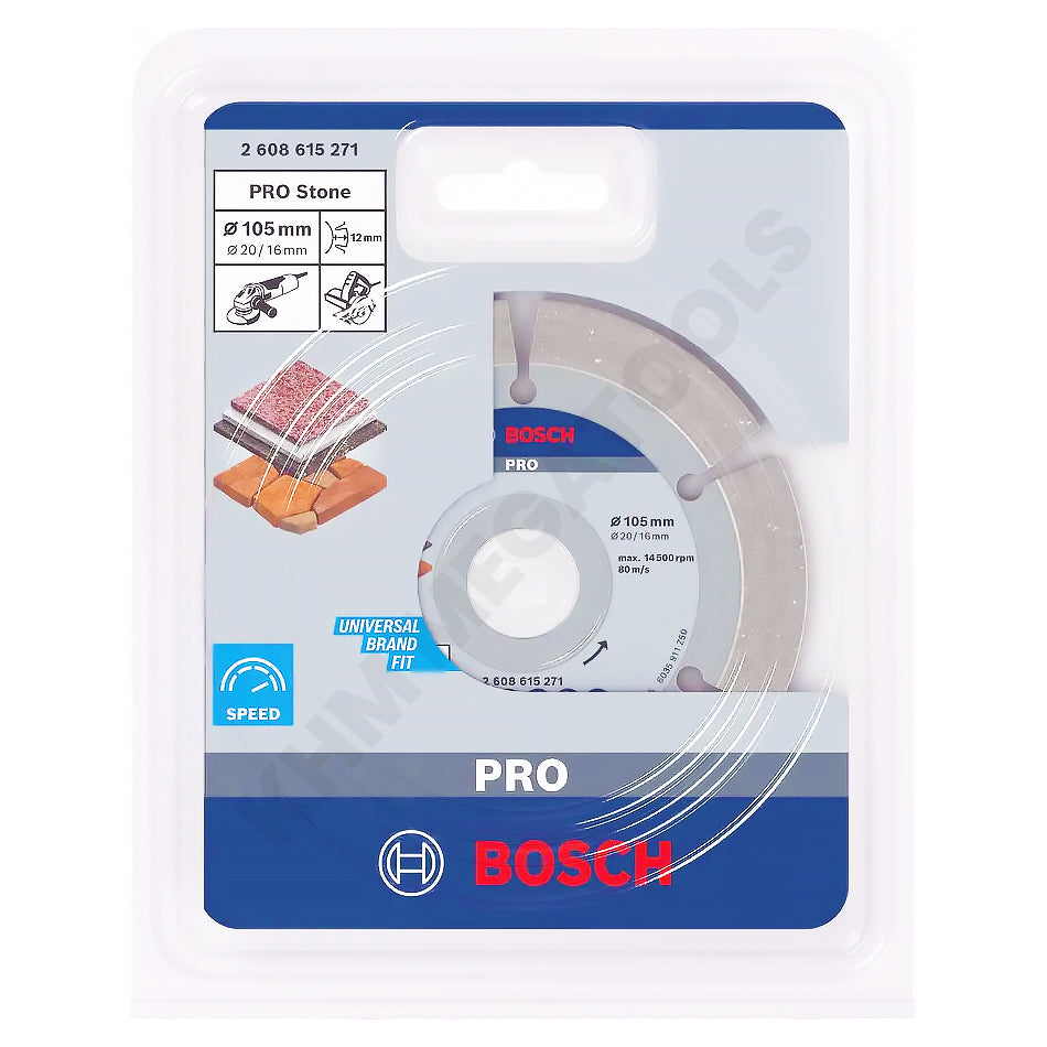 Bosch Diamond Cutter Stone 4" Segmented (2 608 615 271) P853 - ToolsSavvy.ph