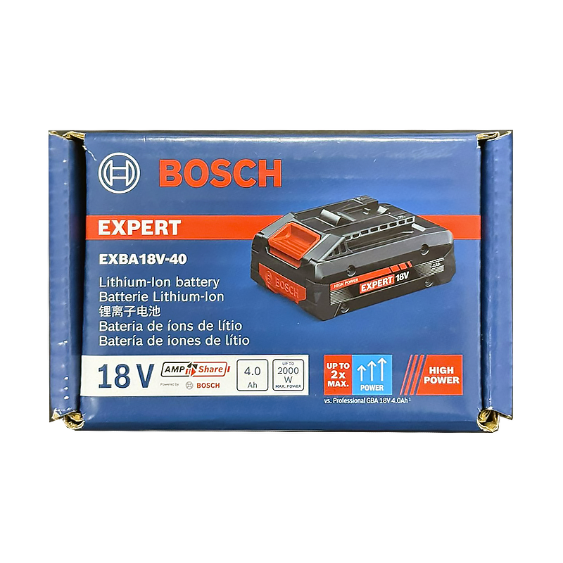 Bosch EXPERT EXBA 18V-40 Battery 4Ah - ToolsSavvy.ph