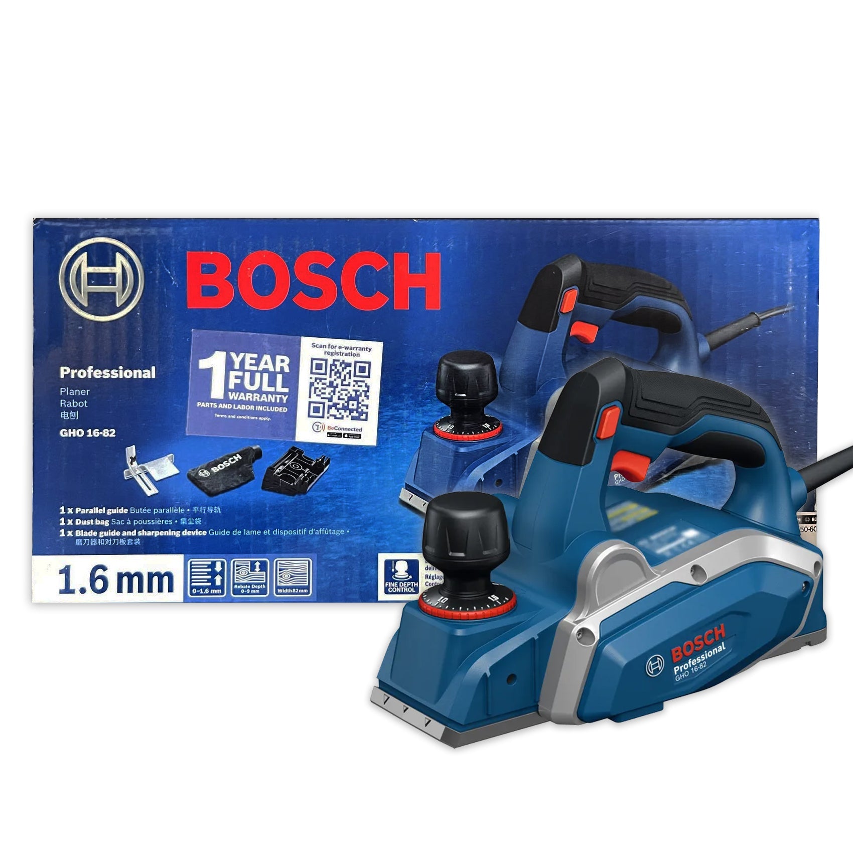 Bosch GHO 16-82 Wood Planer 3-1/4" 600W - ToolsSavvy.ph Main image