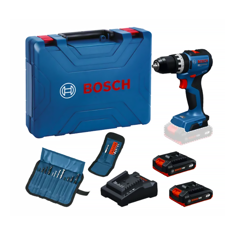 Bosch GSB 18V-52 Cordless Brushless Impact Drill Driver 13mm (Kit) - ToolsSavvy.ph