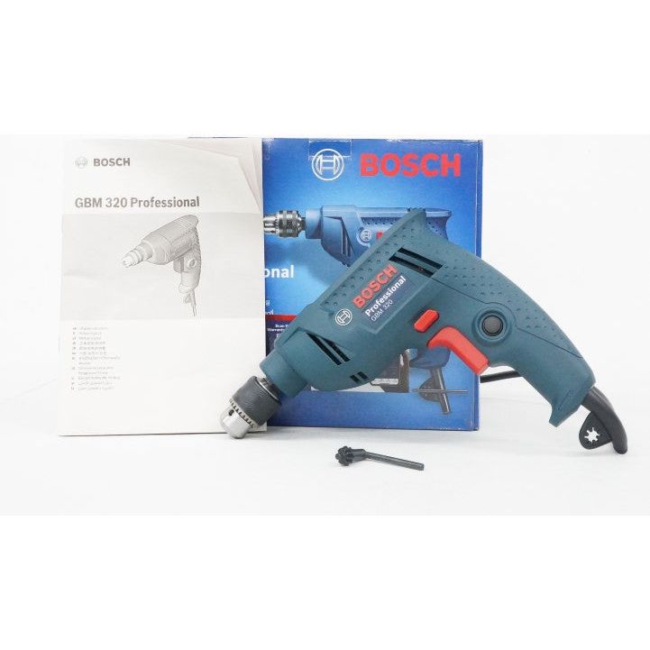Bosch GBM 320 Hand Drill 6.5mm (1/4") 320W [Contractor's Choice] | Bosch by KHM Megatools Corp.