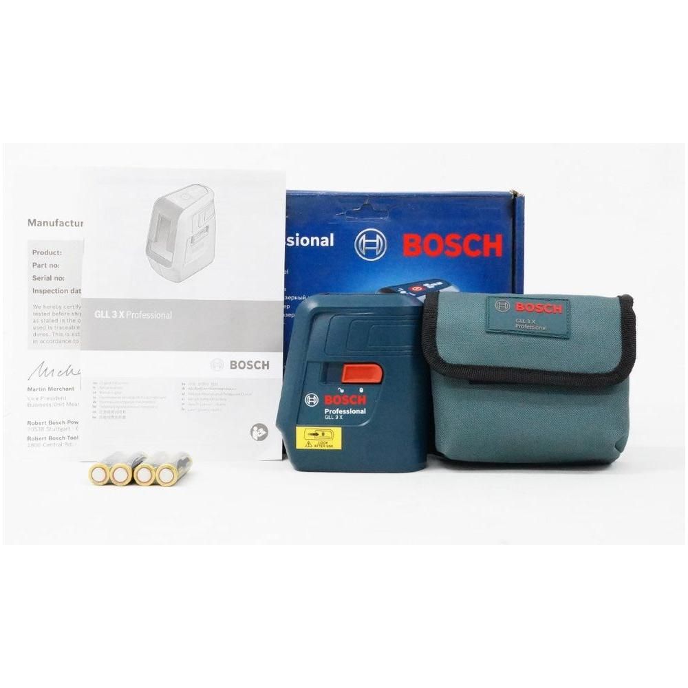 Bosch GLL 3X  Line Laser Level [3x Lines] (15meters) | Bosch by KHM Megatools Corp.