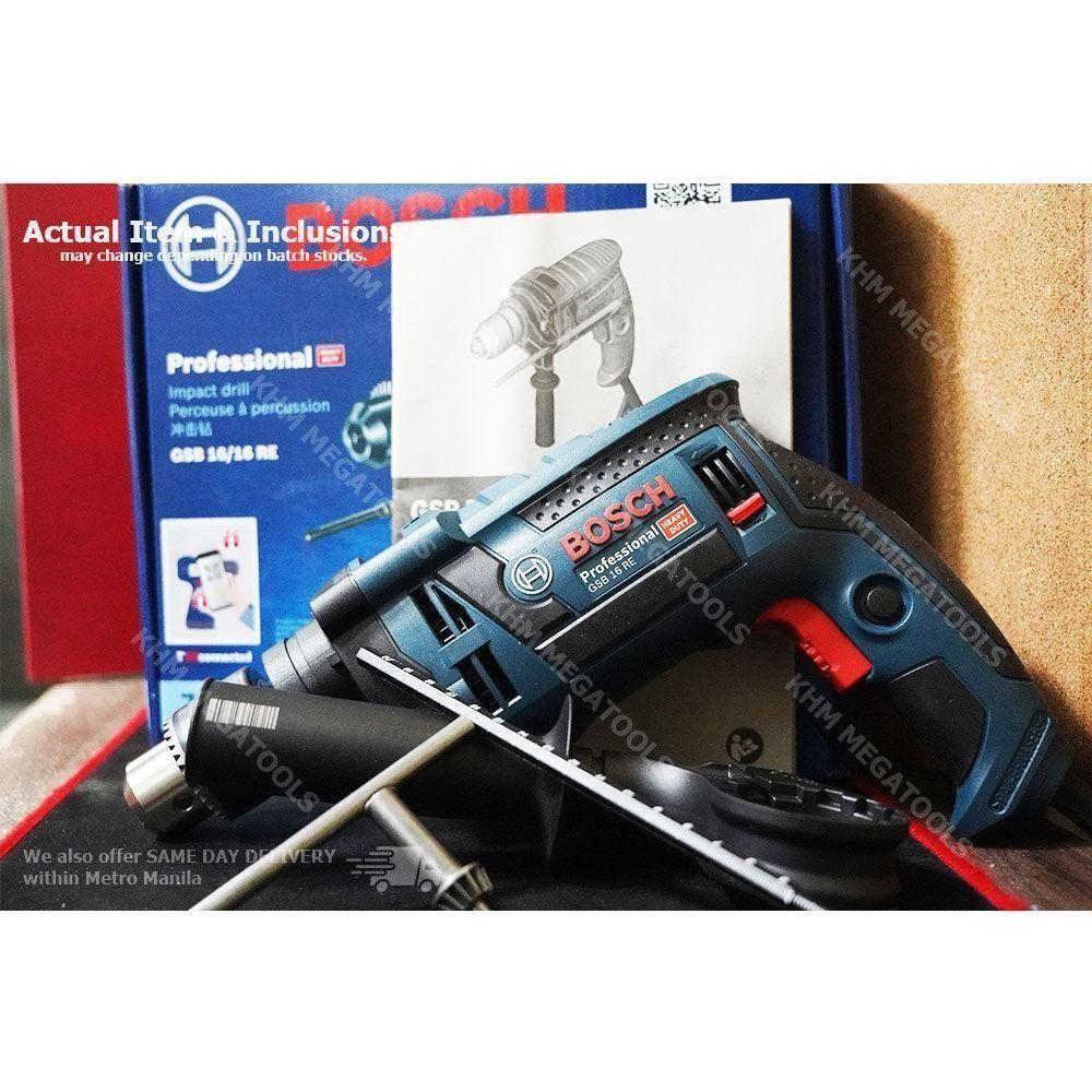 Bosch GSB 16 RE Impact Drill (Carton Only) 5/8" (16mm) 750W - KHM Megatools Corp.