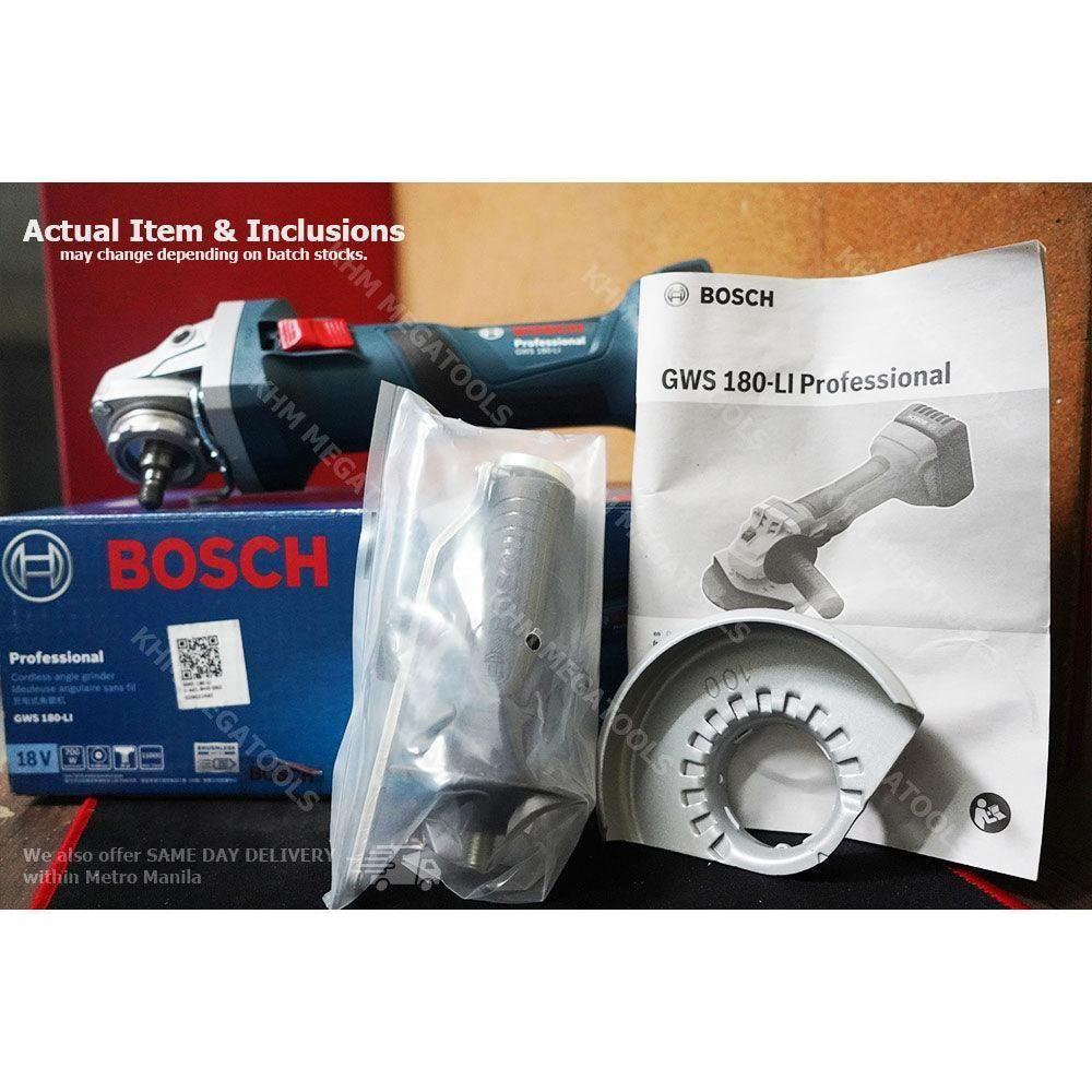 Bosch GWS 180-Li Cordless Brushless Angle Grinder 4" (100mm) 18V [Bare] Secondary image