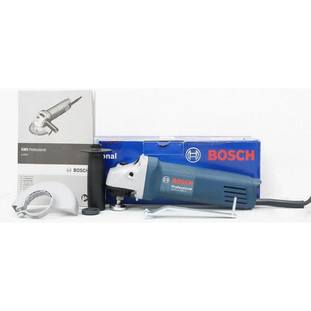 Bosch GWS 6-100 S Angle Grinder 4" (100mm) 710W [Rear Toggle Switch] Secondary image
