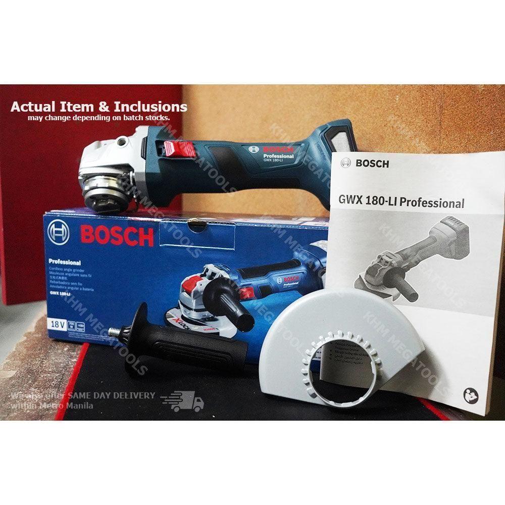Bosch GWX 180-Li Cordless Angle Grinder 5" (X-Lock) [Bare] Secondary image
