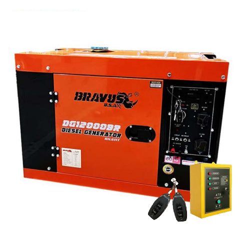 Bravus DG12000BR2.2 Diesel Generator Silent Type 12kVa (w/ add-on switch on/off and Remote System) Secondary image