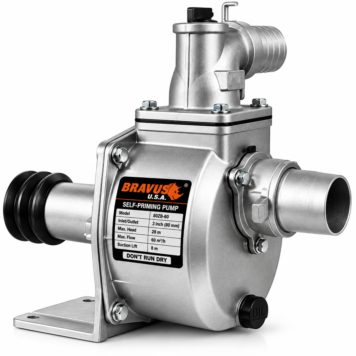 Bravus Aluminum Self-Priming Pump