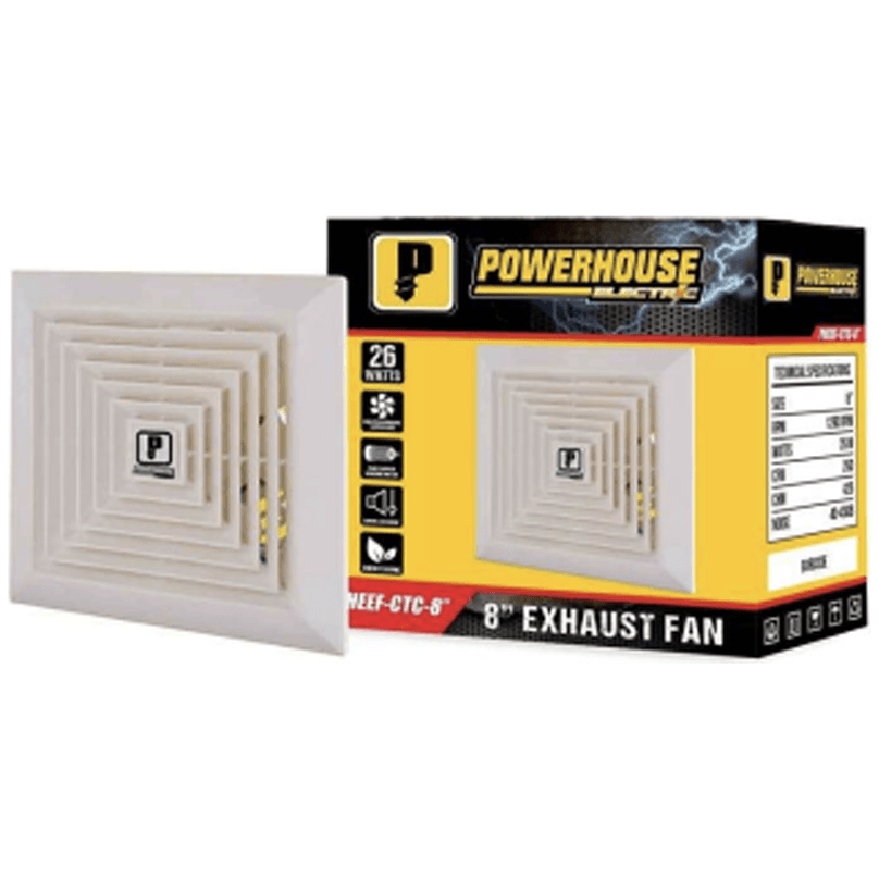 Powerhouse Electric Exhaust Fan Ceiling Mounted Veloce Series - KHM Megatools Corp. Main image