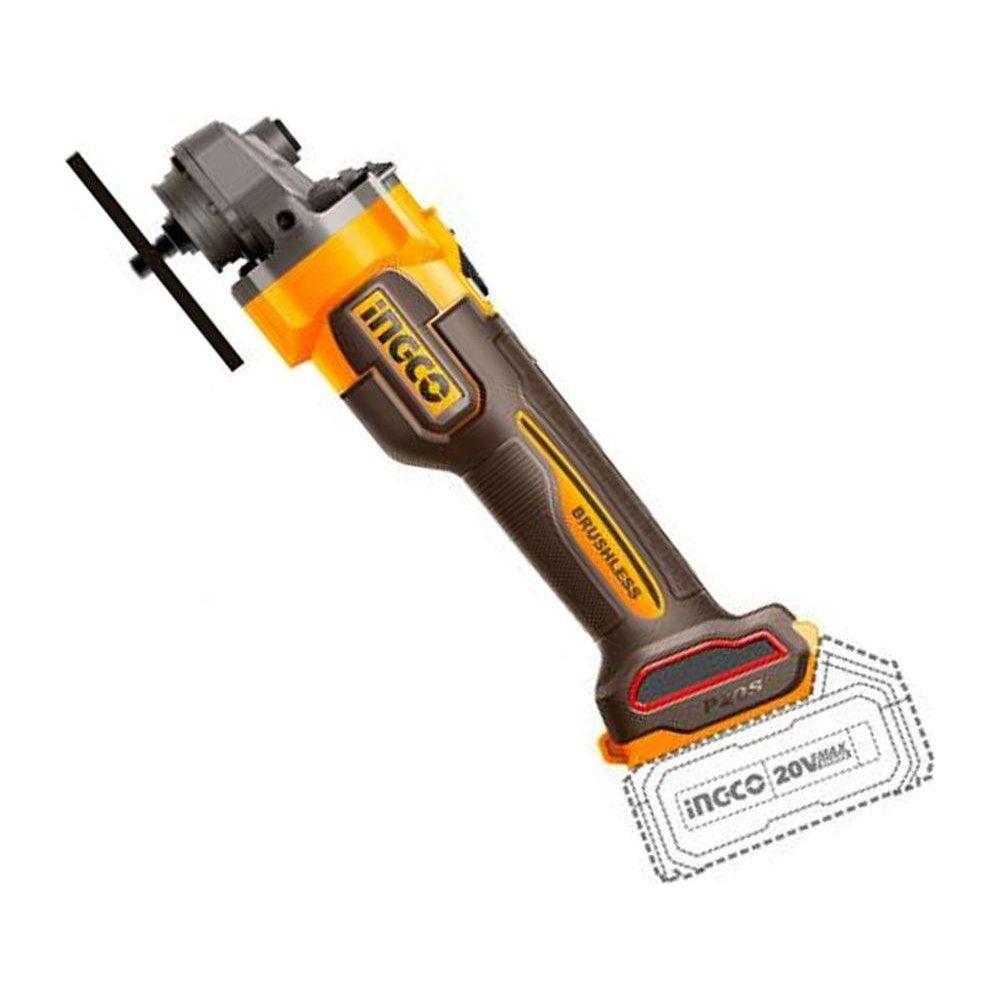 Ingco CAGLI21104 Li-Ion Angle Grinder 20V - KHM Megatools Corp. Main image
