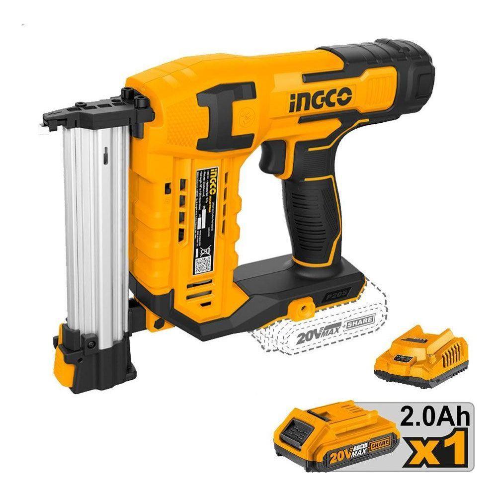 Ingco CBNLI3508 Li-Ion Cordless Brad Nailer Kit Secondary image
