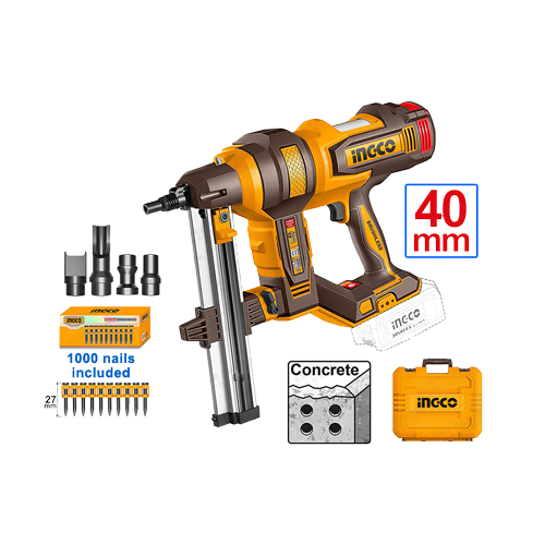 Ingco CCNLI9005 Brushless Cordless Concrete Nailer 20V (Bare) - ToolsSavvy.ph Main image