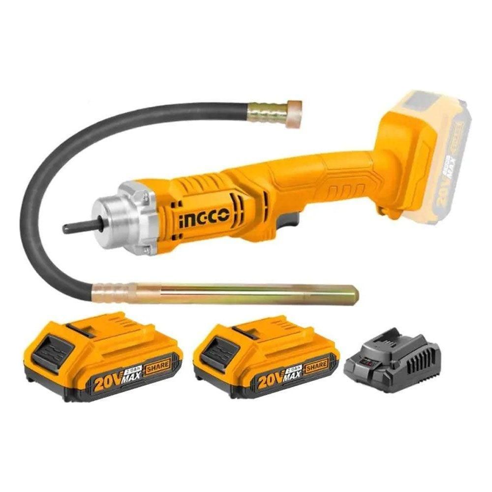 Ingco CCVLI2023013 Li-Ion Concrete Vibrator 20V - KHM Megatools Corp.