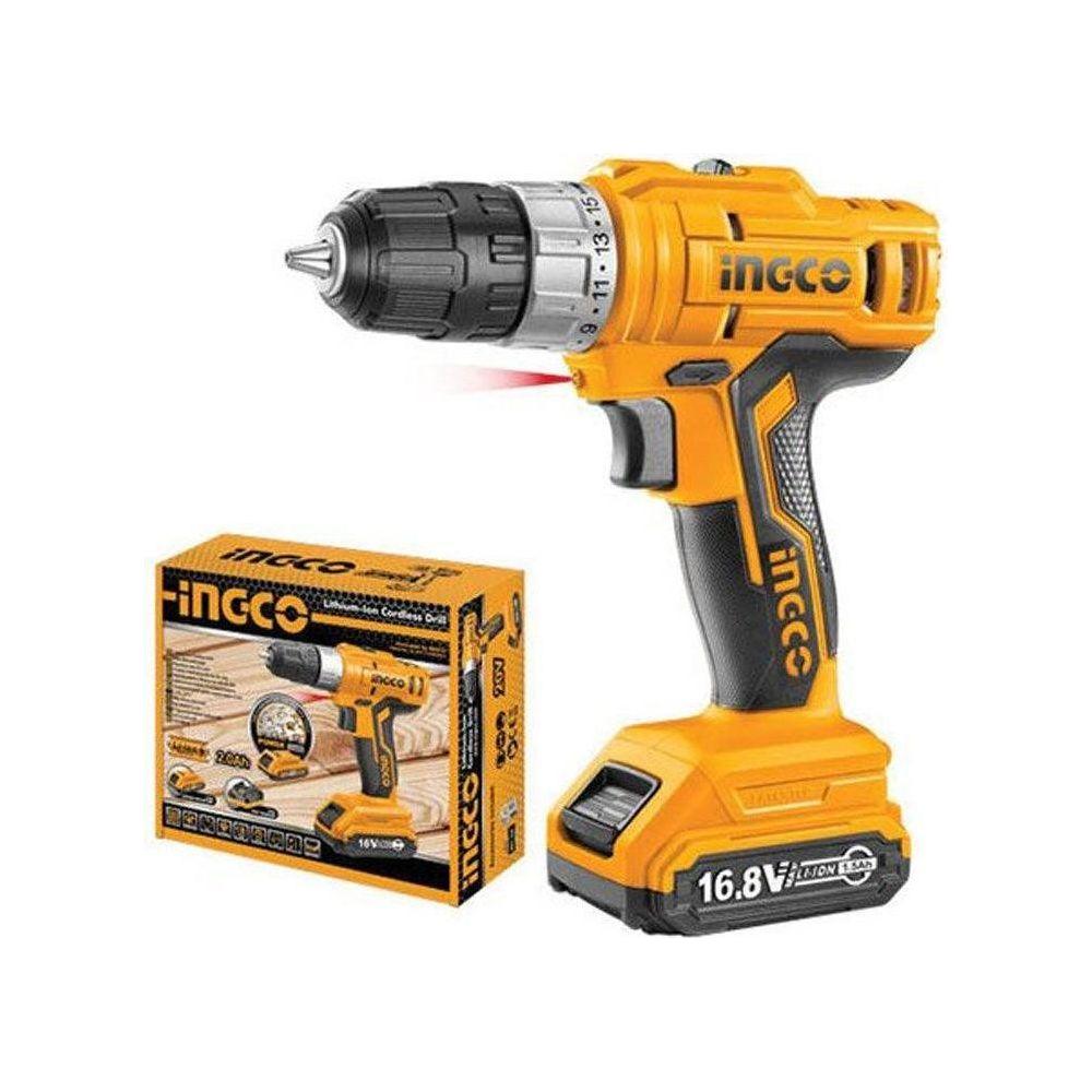 Ingco CDLI1611 Li-Ion Cordless Drill 16.8V - KHM Megatools Corp. Main image