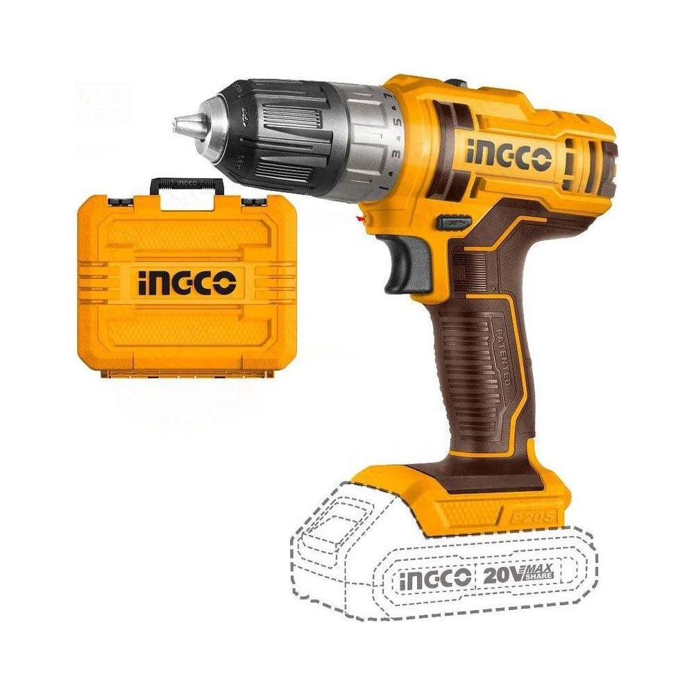 Ingco CDLI200528 Li-Ion Cordless Drill 20V - KHM Megatools Corp. Main image