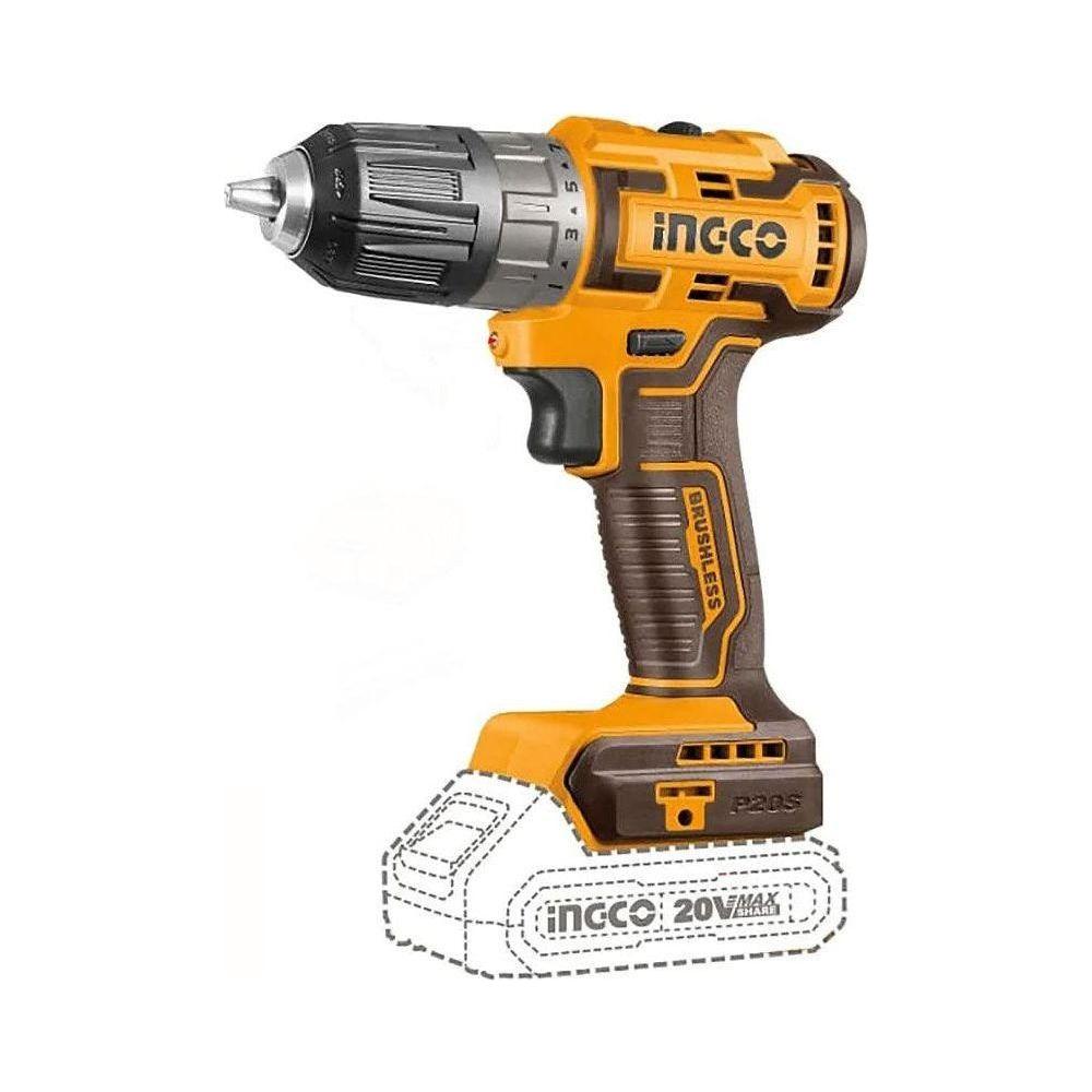 Ingco CDLI20508 Li-Ion BL Cordless Drill 20V - KHM Megatools Corp. Main image