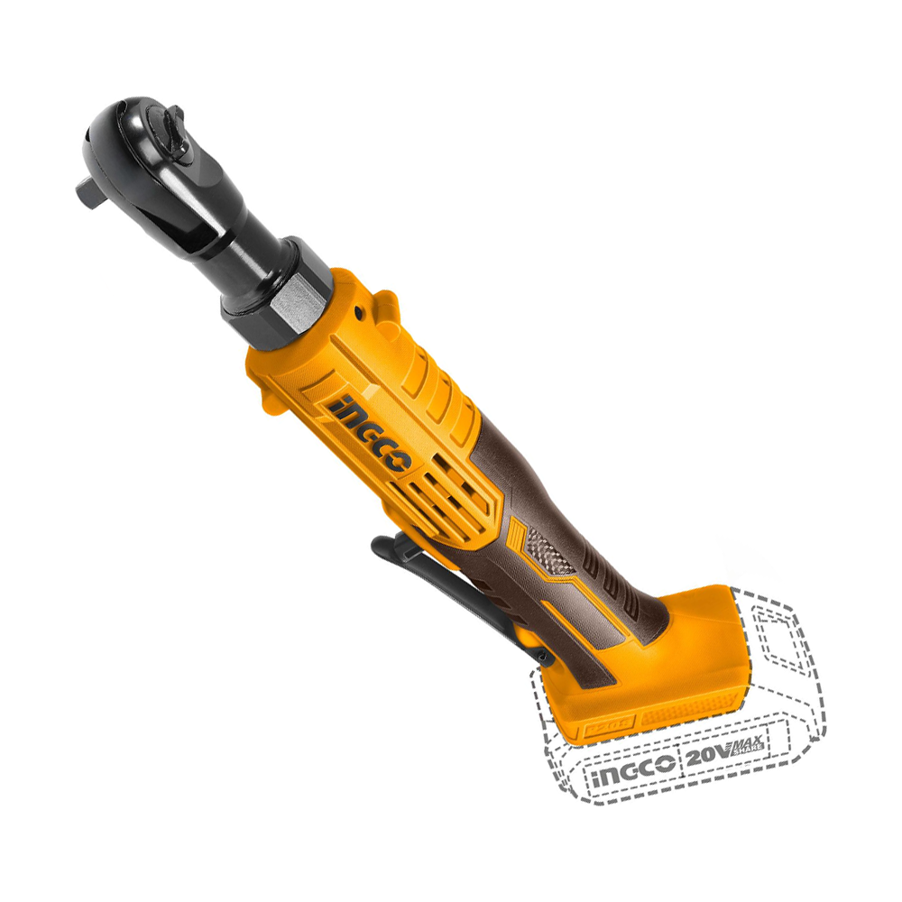 Ingco CDRLI2060152 Cordless Li-Ion BL 3/8" Drive Rachet Wrench 20V 2.0AH | Ingco by KHM Megatools Corp.