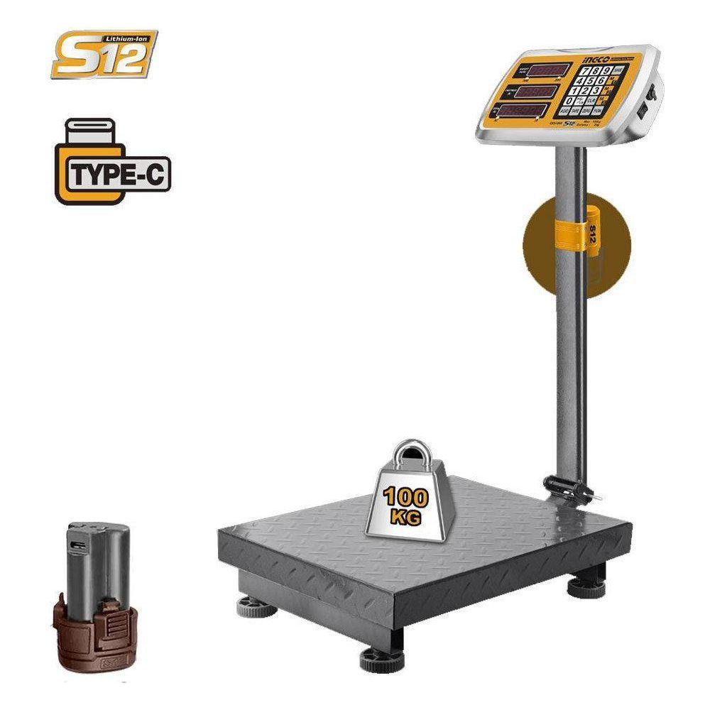 Ingco CES1302 Li-Ion Scale 100KG Secondary image