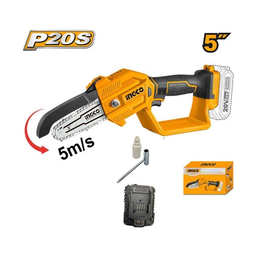 Ingco CGSLI20581 Li-Ion Pruner Saw 5" 20V Secondary image