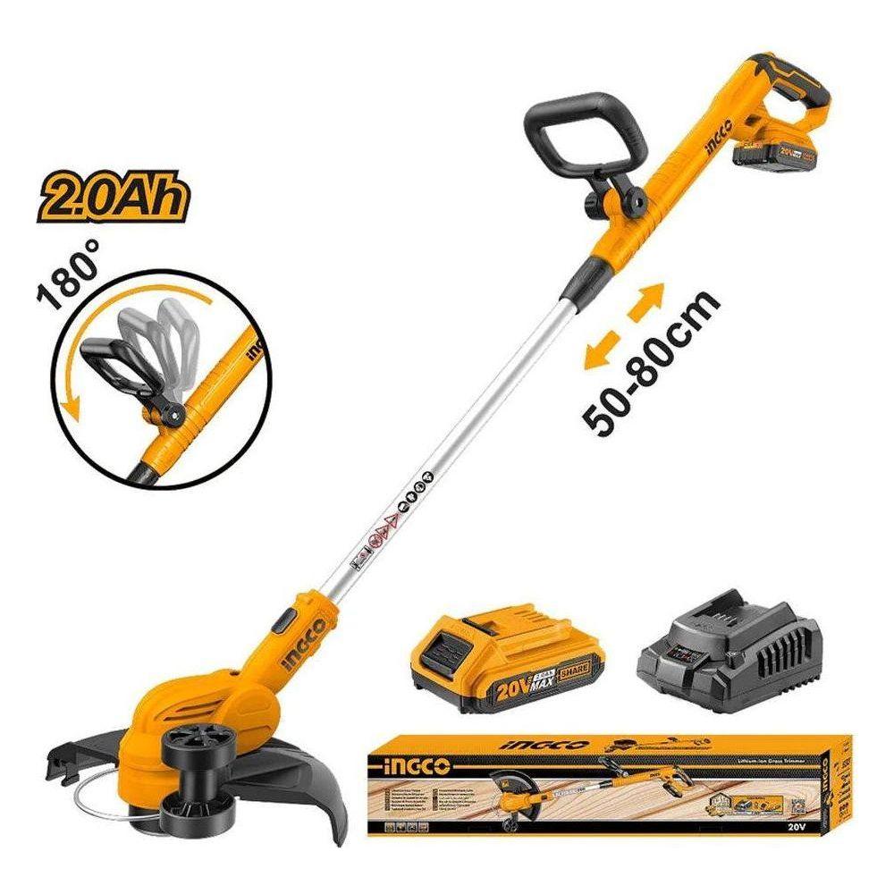 Ingco CGTLI203285 Li-Ion Grass Trimmer 20V Secondary image