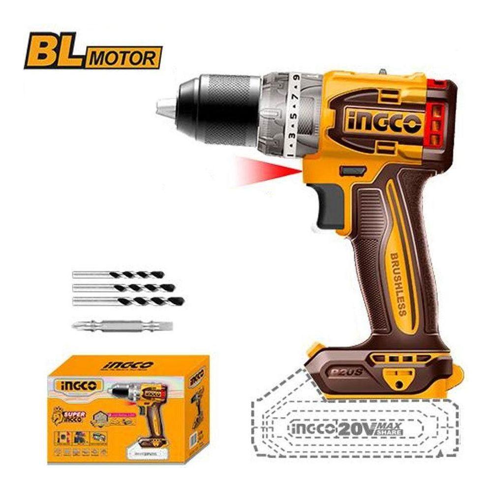 Ingco CIDLI206021 Li-Ion Compact Impact Drill Brushless 20V Secondary image