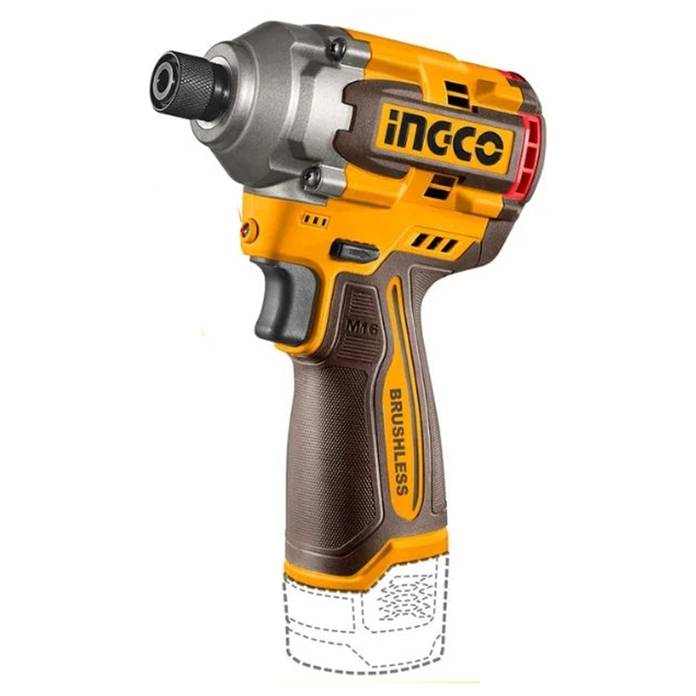 Ingco CIRLI16178 Cordless BL Impact Driver M16 16V 2.0AH | Ingco by KHM Megatools Corp. Main image