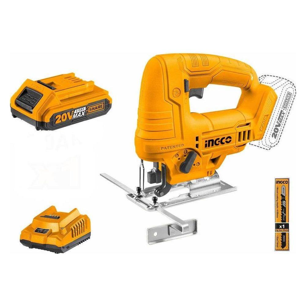 Ingco CJSLI65081 Li-Ion Jig Saw 20V Secondary image