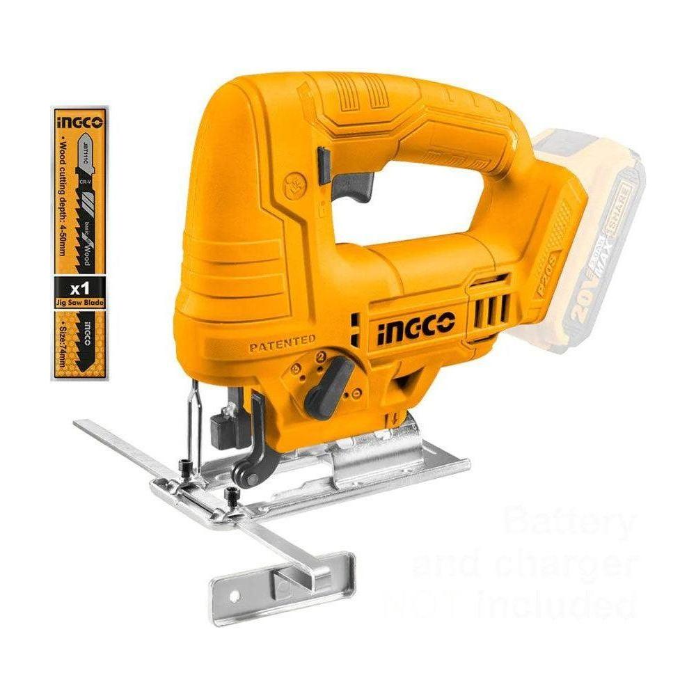 Ingco CJSLI6508 Li-Ion Jig Saw 20V Secondary image
