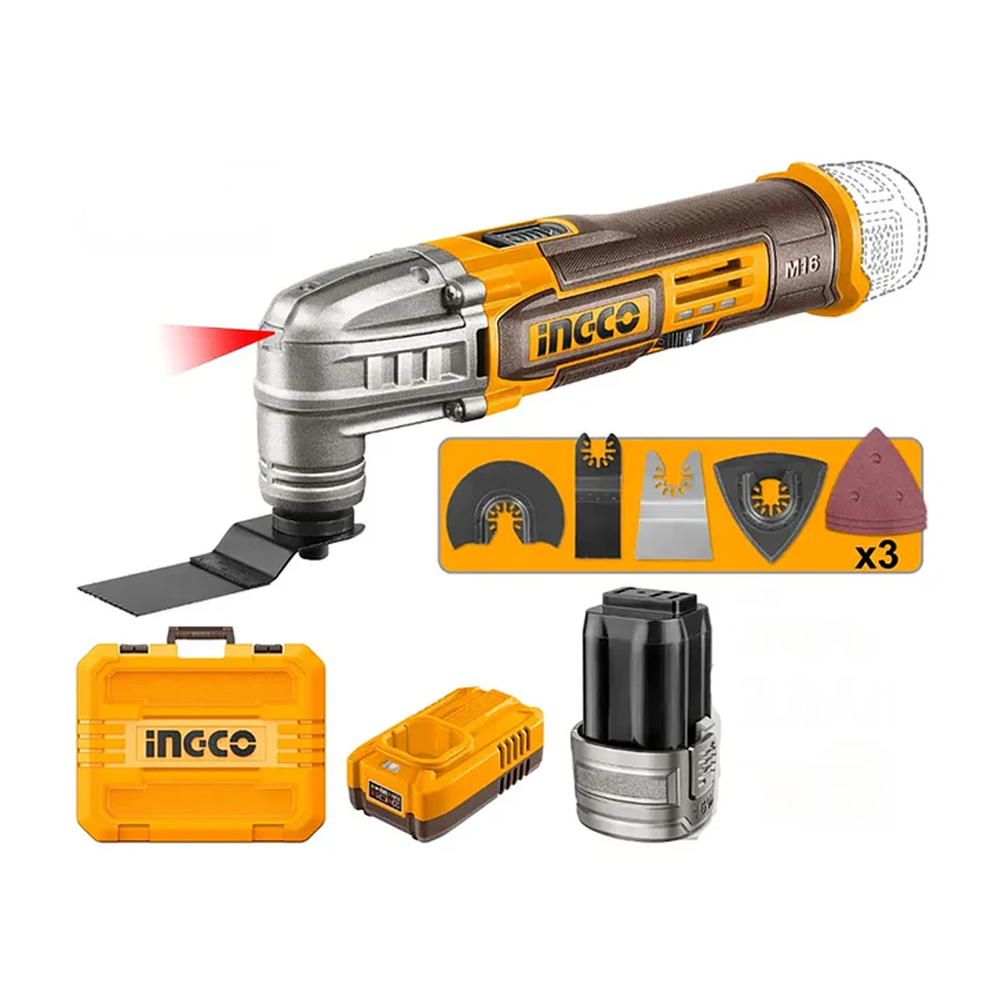 Ingco CMLI16222 Cordless Multi-tool 16V - ToolsSavvy.ph Main image