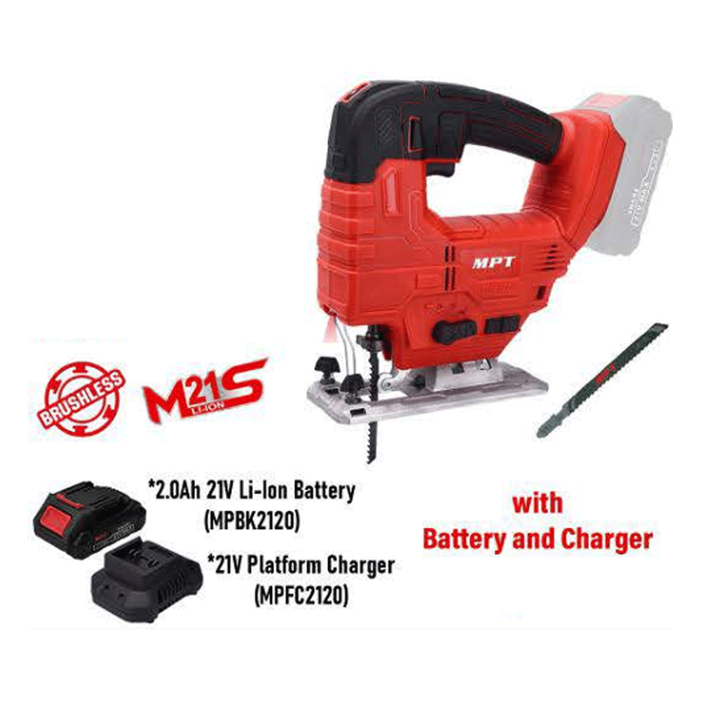 MPT MPJS2103 Brushless Cordless Jig Saw | MPT by KHM Megatools Corp. Main image