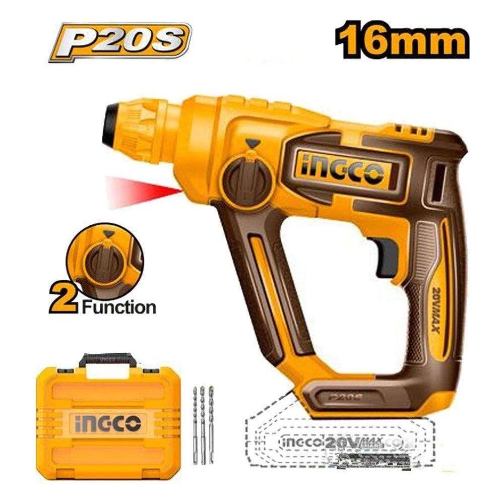 Ingco CRHLI20168 Li-Ion Rotary Hammer 20V Secondary image