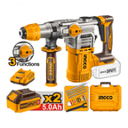 Ingco CRHLI202885 Li-Ion Rotary Hammer Brushless 20V - ToolsSavvy.ph