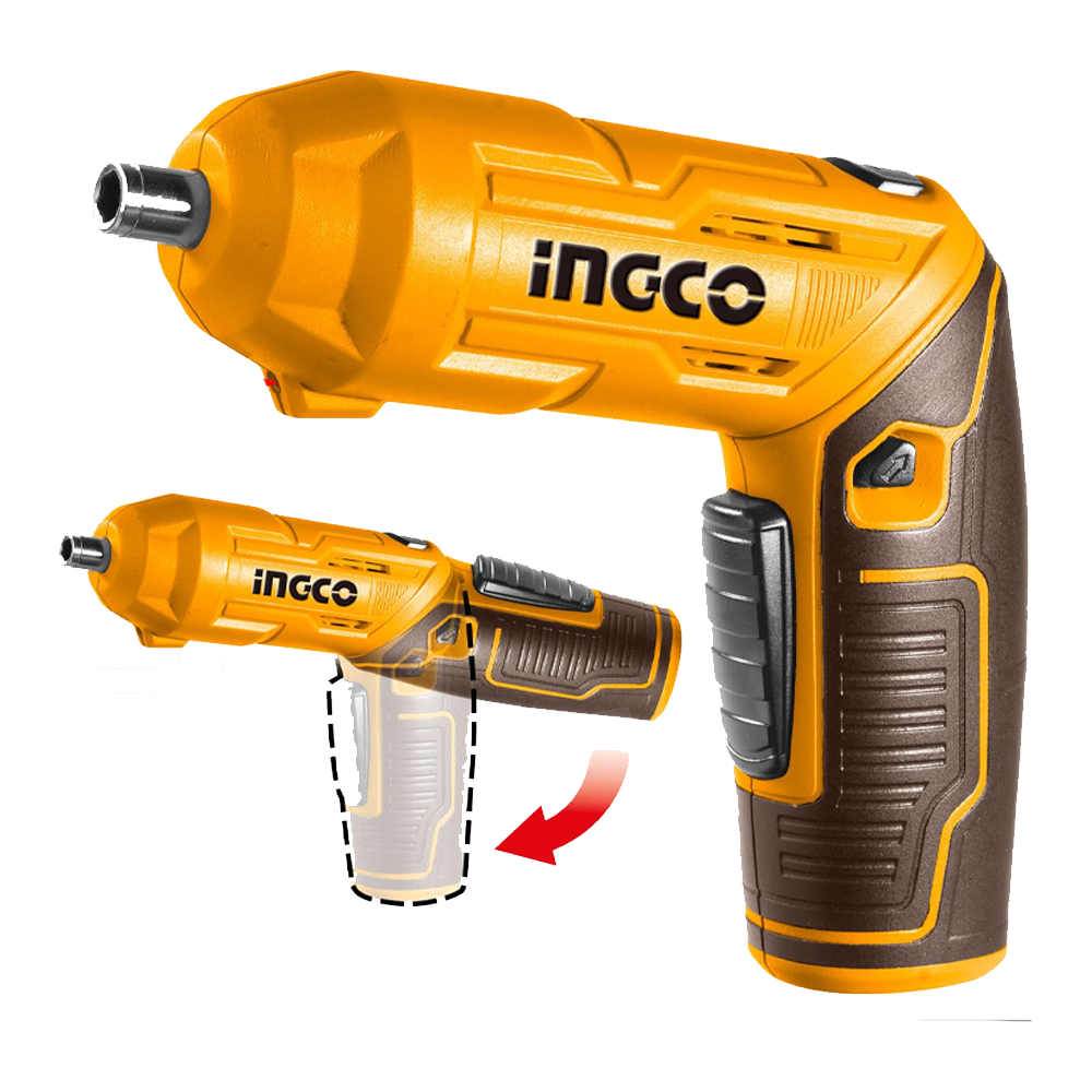 Ingco CSDLI04425  Cordless Li-Ion Screwdriver Set 4V 24PCS | Ingco by KHM Megatools Corp. Main image