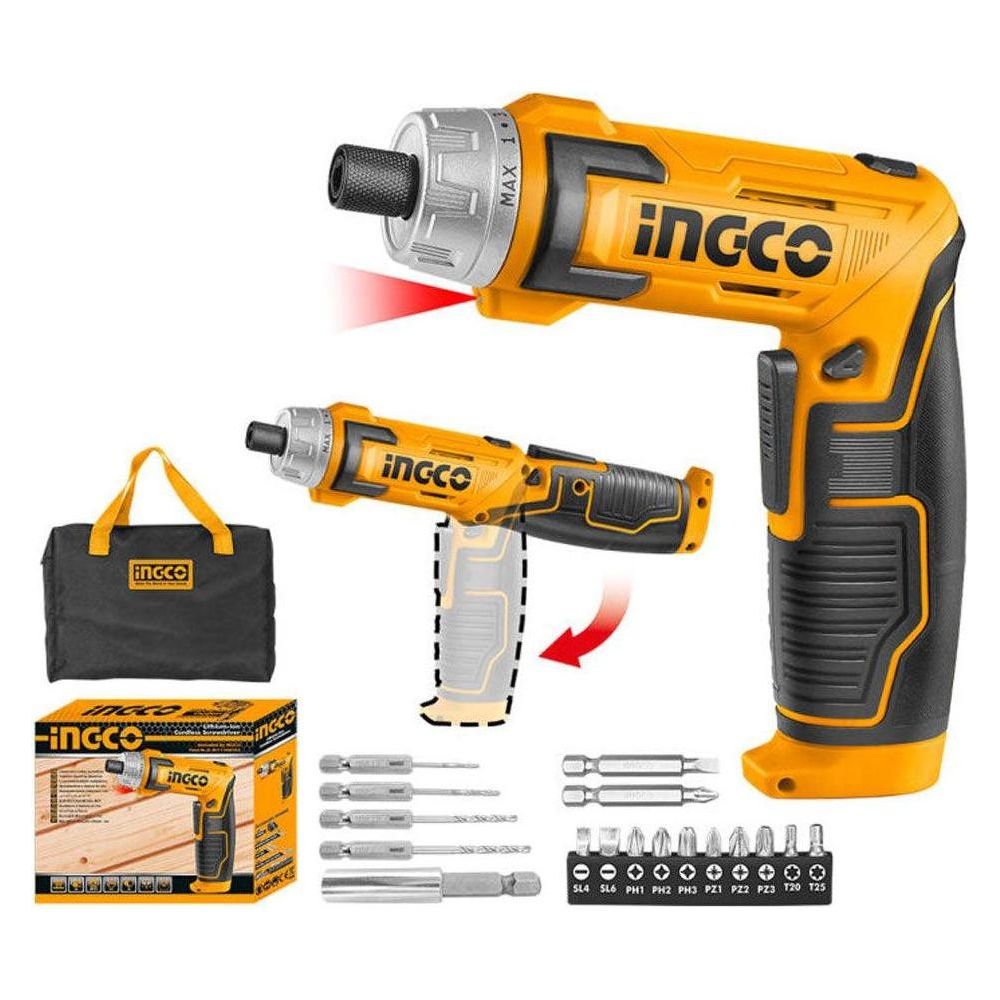 Ingco CSDLI0802 Li-Ion Cordless Screwdriver - KHM Megatools Corp.