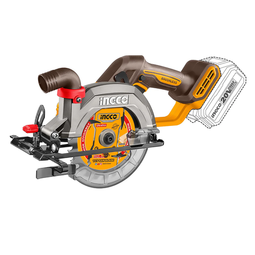 Ingco CSLI1402 20V Cordless Circular Saw (Bare)