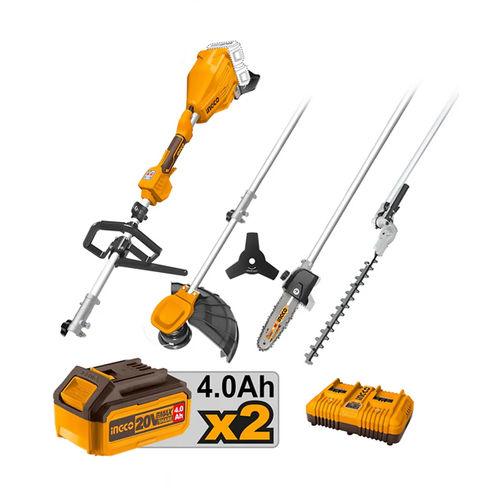 Ingco CSTLI2040386 Cordless Multi Garden Tools 20V