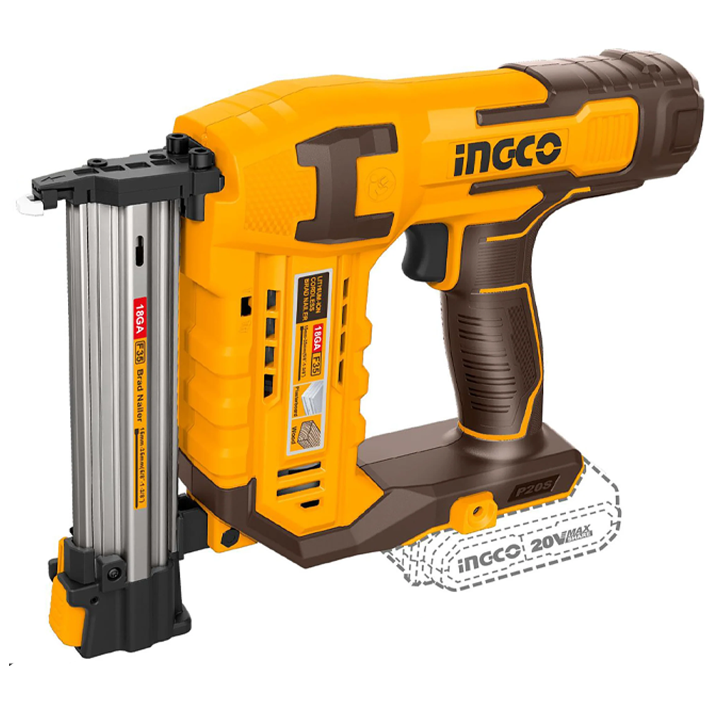 Ingco CSTLI3808 Cordless Li-Ion Concrete Brad Nailer 20V 2.0AH | Ingco by KHM Megatools Corp.