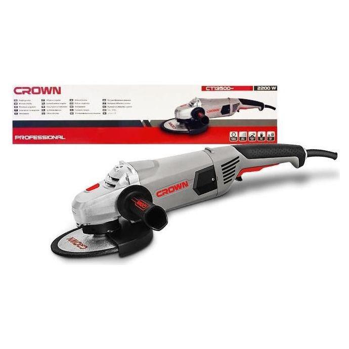 Crown CT13500 Angle Grinder 7" 2200W | Crown by KHM Megatools Corp. Main image