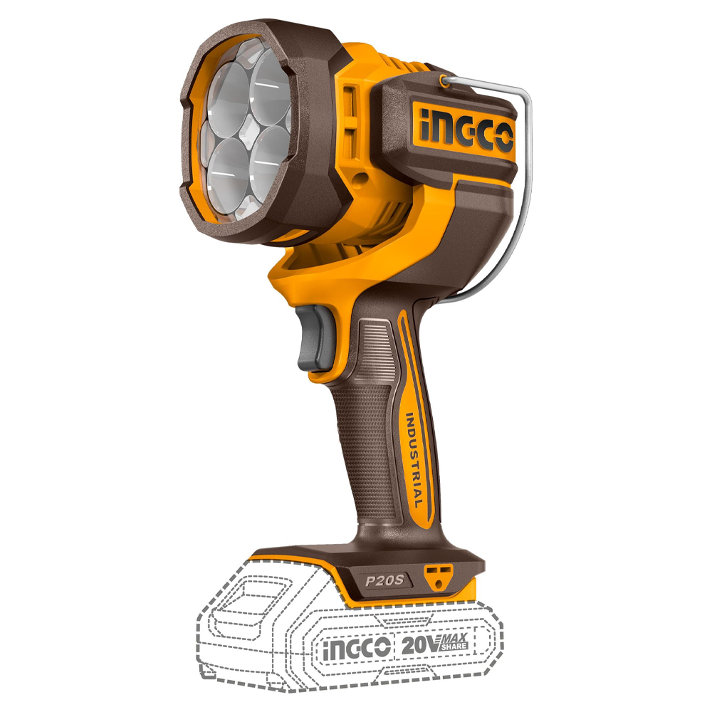Ingco CWLI2088 Cordless Work Lamp / Flashlight 20V (Bare) | Ingco by KHM Megatools Corp.